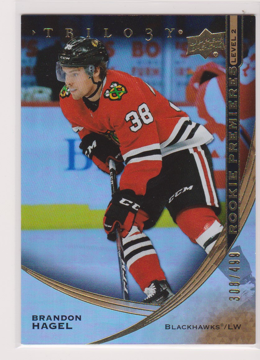 (image for) 2020-21 Upper Deck Trilogy #98 Brandon Hagel RC 308/499